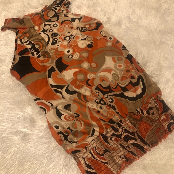Tops - 3 for $15 Stretchy multi colored blouse